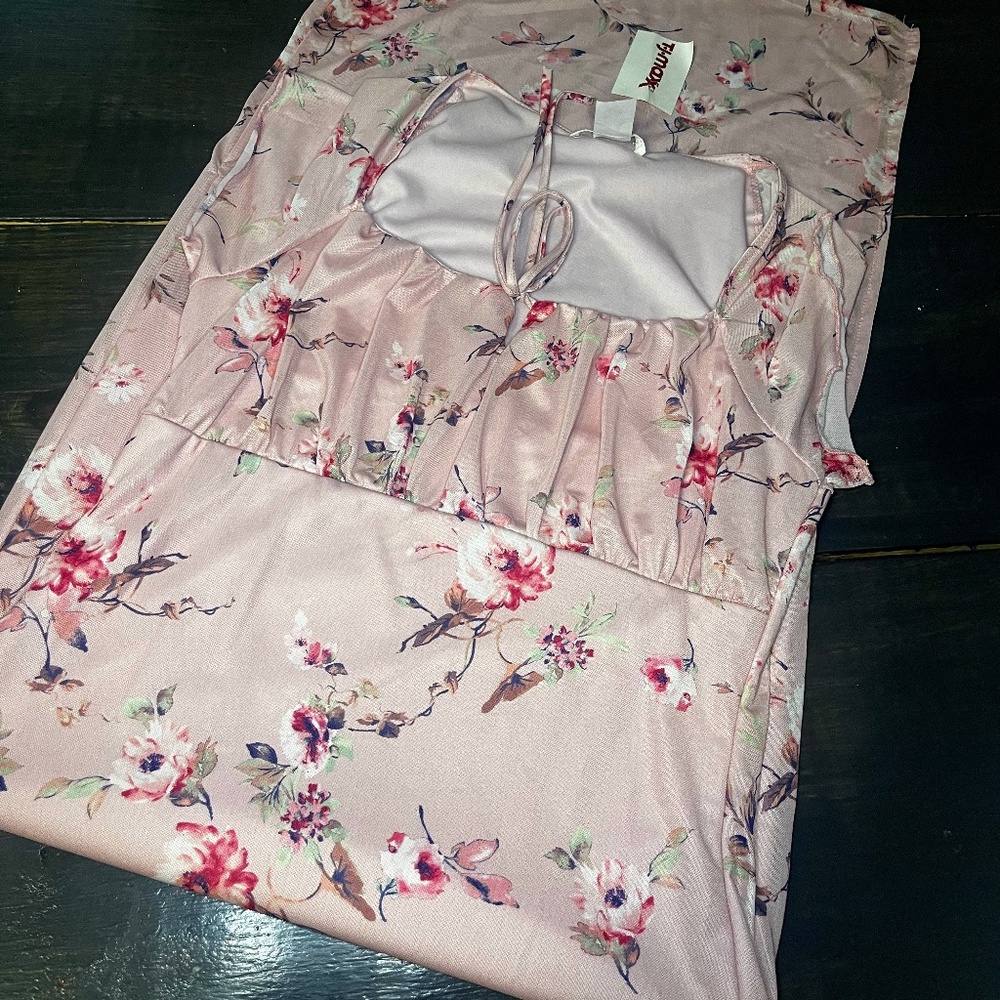 Long floral dress